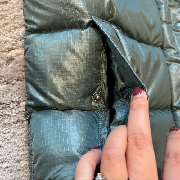 J.Crew Green Down Puffer Vest - Picture 3 of 7